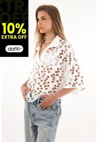 Tennis Camisa Color Crudo Tejida Para Mujer Tennis