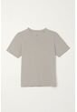 Camiseta Con Estampado En Espalda Gris Para Niño de Tennis