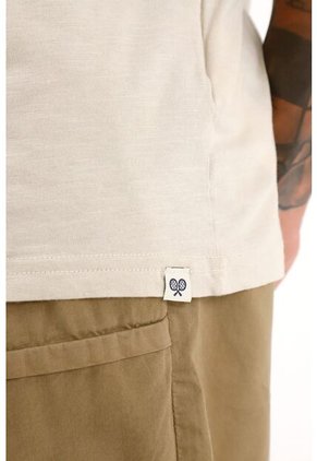 Camiseta En Tela Jersey Crudo Para Hombre