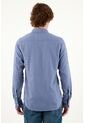Tennis Camisa Manga Larga Azul Para Hombre de Tennis
