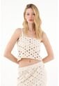 Camisa Tejida Con Tiras Para Mujer de Tennis