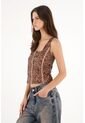 Tennis Camiseta Con Estampado Animal Print Para Mujer de Tennis