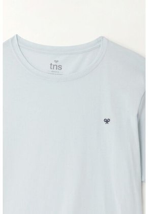 Tennis Camiseta Cuello Redondo Azul Para Hombre