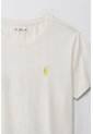 Tennis Camiseta Con Estampado En Frente Y Espalda Crudo Para Mujer de Tennis