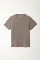 Tennis Camiseta Cuello Redondo Gris Para Hombre de Tennis