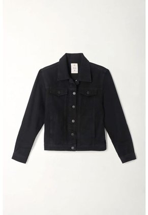 Tennis Chaqueta En Black Denim Para Mujer