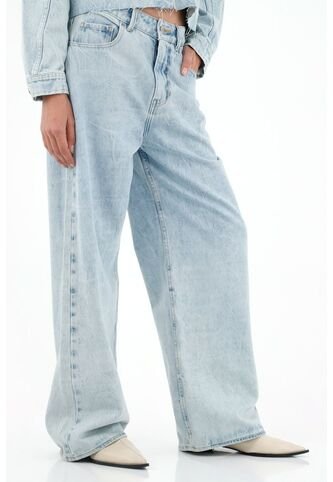 Tennis Jean Azul Tono Claro Para Mujer Tennis