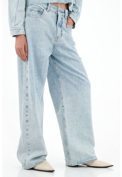 Tennis Jean Azul Tono Claro Para Mujer