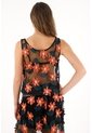 Tennis Camisa Manga Sisa Con Apliques De Flores 3D Para Mujer de Tennis