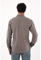 Tennis Camisa Leñadora Con Botones En Madera Café Para Hombre de Tennis
