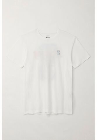 Tennis Camiseta Básica Manga Corta Blanca Para Hombre Tennis