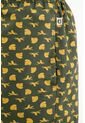 Pantaloneta De Baño Verde Con Mini Print De Bananas Para Hombre de Tennis