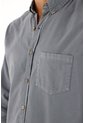 Tennis Camisa Oxford Manga Larga Azul Para Hombre de Tennis