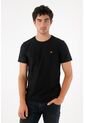 Tennis Camiseta Básica Con Raqueta Negra Para Hombre de Tennis