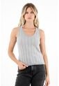 Tennis Camiseta Gris Manga Sisa Para Mujer de Tennis