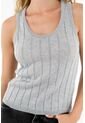 Tennis Camiseta Gris Manga Sisa Para Mujer de Tennis