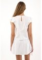 Tennis Camisa Manga Sisa Con Bolero Y Bordado Blanca Para Mujer de Tennis
