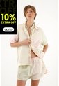Tennis Camisa Multicolor Con Detalles Bordados Para Mujer de Tennis