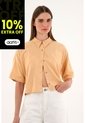 Tennis Camisa Manga Corta Naranja Para Mujer de Tennis