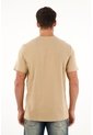 Camiseta Regular Fit Manga Corta Café Para Hombre de Tennis