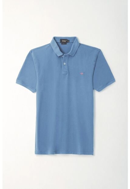 Tennis Polo Azul Con Raqueta Multicolor Para Hombre