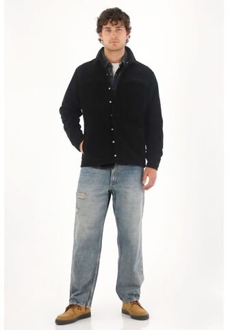 Tennis Chaqueta En Gamuza Sintética Negra Para Hombre Tennis