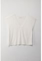 Tennis Camiseta Manga Sisa Crudo Para Mujer de Tennis