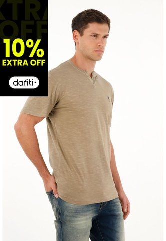 Tennis Camiseta Gris Manga Corta Para Hombre Tennis