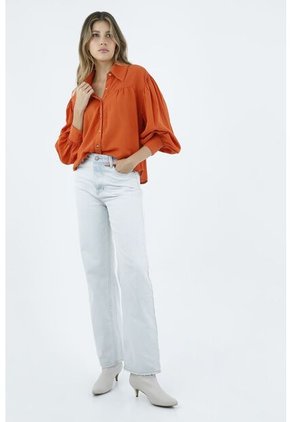 Camisa Naranja Para Mujer