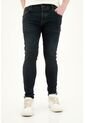 Jean Super Skinny Lavado Azul Oscuro Para Hombre de Tennis