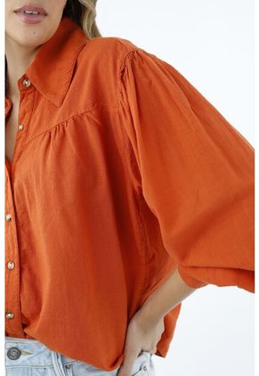 Camisa Naranja Para Mujer
