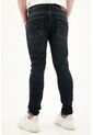 Jean Super Skinny Lavado Azul Oscuro Para Hombre de Tennis
