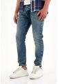 Tennis Jean Skinny Tiro Medio Azul Medio Para Hombre de Tennis