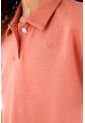 Camiseta Tipo Polo Rosada Para Niña de Tennis