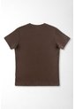 Tennis Camiseta Corte Recto Con Mini Grafico En Algodón Marrón Chocolate Para Mujer de Tennis