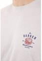 Tennis Camiseta Gris Estampada Para Hombre de Tennis