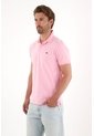 Tennis Polo Rosada  Slim Fit Licra Para Hombre de Tennis