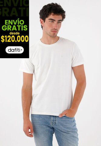 Tennis Camiseta Básica Con Raqueta Crudo Para Hombre Tennis