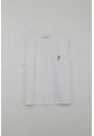 Tennis Camiseta Básica Estampada Blanca Para Mujer de Tennis