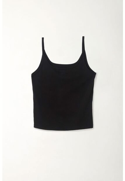 Tennis Camiseta Tipo Esqueleto En Tejido Liviano Negra Para Mujer