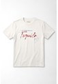 Tennis Camiseta Gráfica Regular Fit Con Print Tequila En Algodón Blanco Para Mujer de Tennis