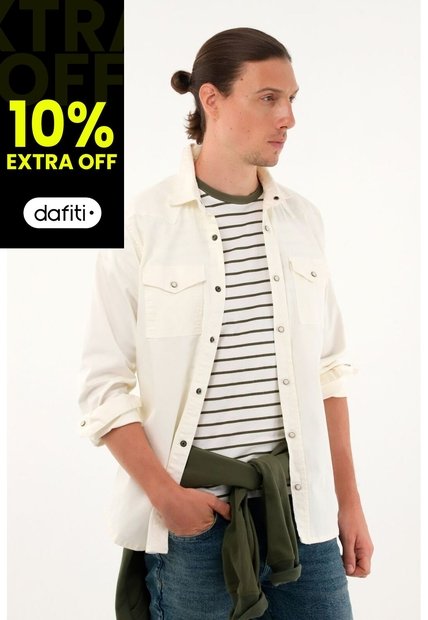Tennis Camisa Crudo Manga Larga Para Hombre