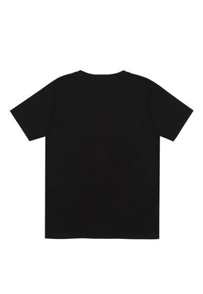 Tennis Camiseta Negra Con Estampado Para Hombre