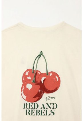 Tennis Camiseta Básica Manga Corta Crudo Para Mujer