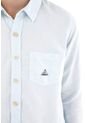 Camisa Azul Manga Larga Con Bordado Para Niño de Tennis