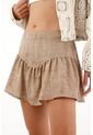 Tennis Falda De Silueta Fluida Con Bolero Café Para Mujer de Tennis