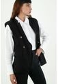 Chaleco Tipo Blazer Negro Para Mujer de Tennis