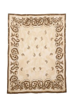 Tennis Pañoleta Con Estampado Paisley Café