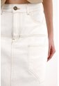 Tennis Falda Larga En Bull Denim Crudo Para Mujer de Tennis