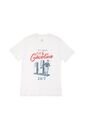 Tennis Camiseta Blanca Estampada Para Hombre de Tennis